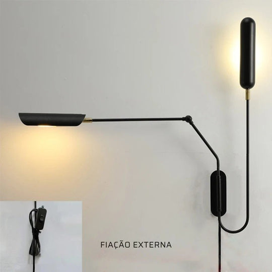 Luminária de Parede Articulada Elvis - Popbox Home Design