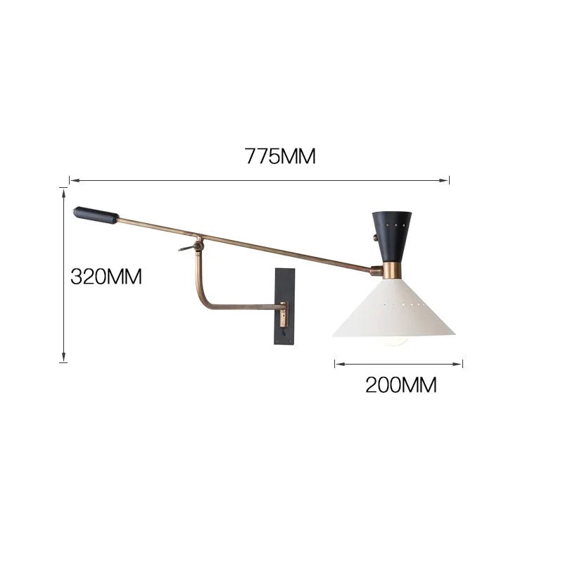Luminária de Parede Articulada Swing - Popbox Home Design