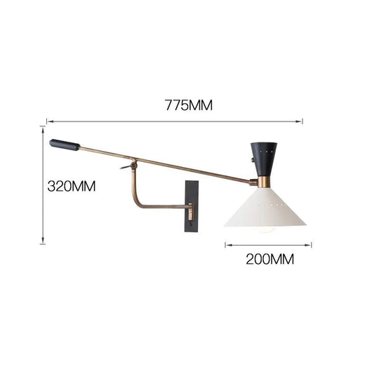 Luminária de Parede Articulada Swing - Popbox Home Design