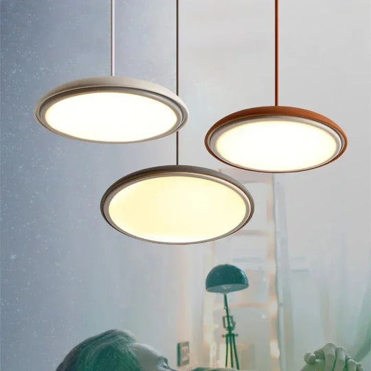 Luminária Pendente Disco Flat - Popbox Home Design