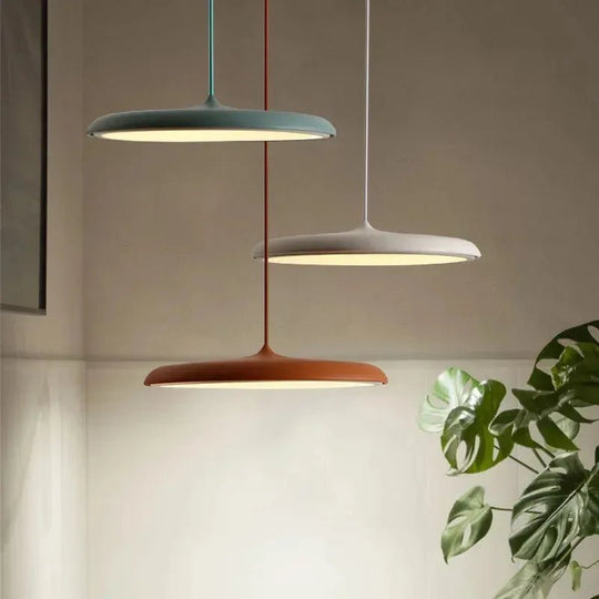 Luminária Pendente Disco Flat - Popbox Home Design