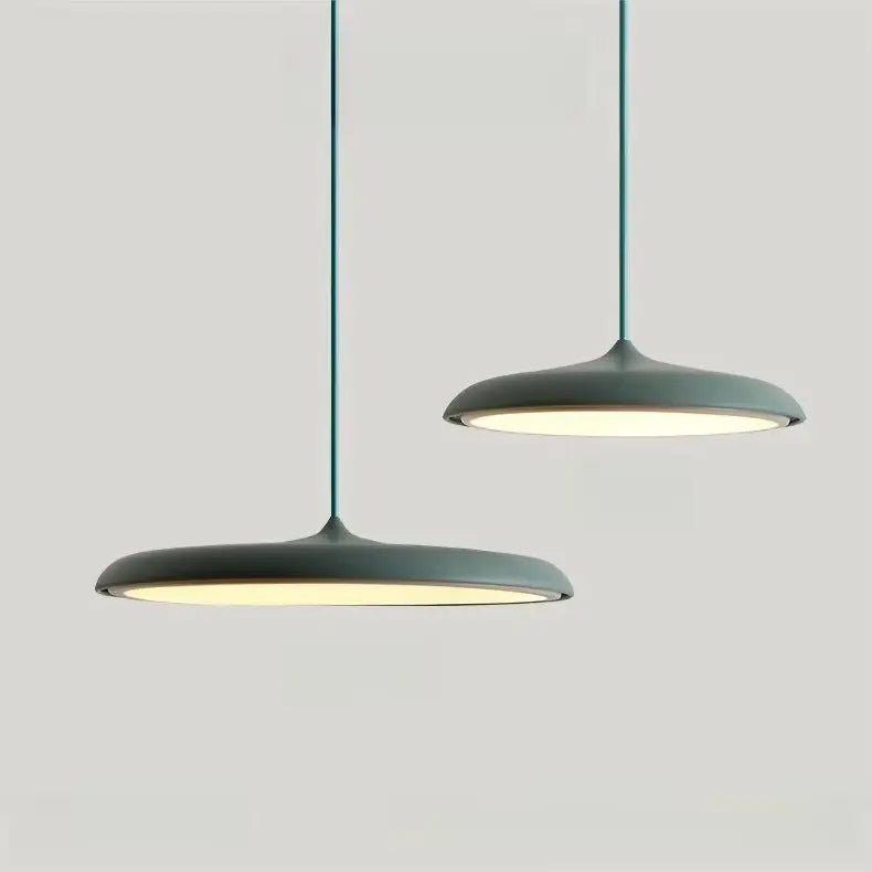 Luminária Pendente Disco Flat - Popbox Home Design