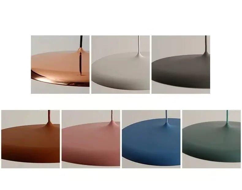 Luminária Pendente Disco Flat - Popbox Home Design