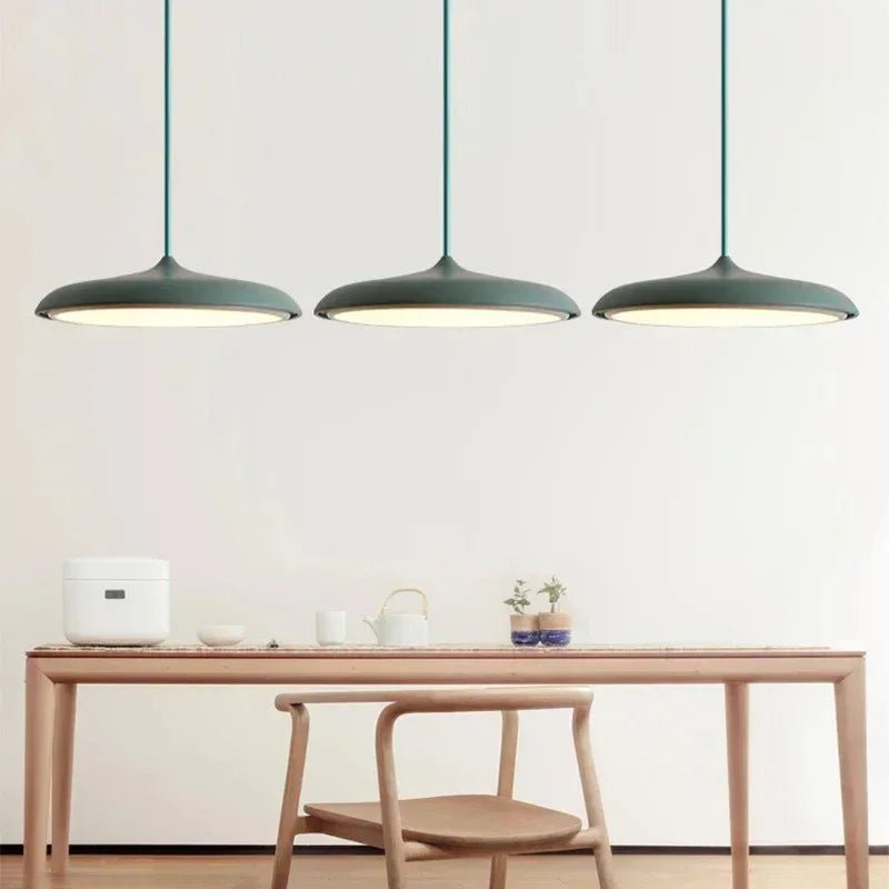 Luminária Pendente Disco Flat - Popbox Home Design