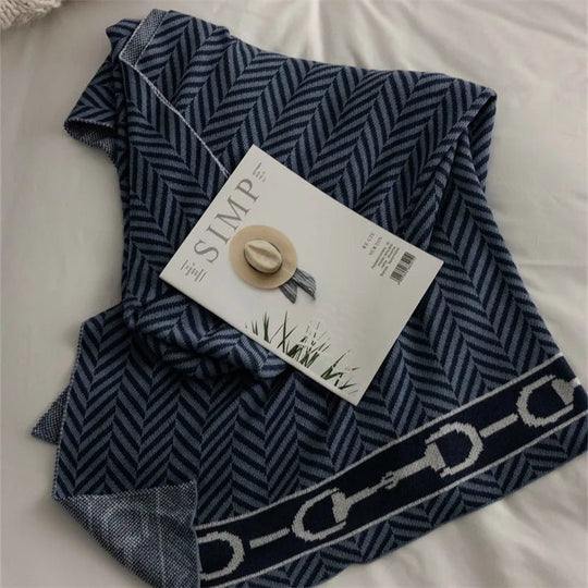 Manta Decorativa Knitting Design - Popbox Home Design
