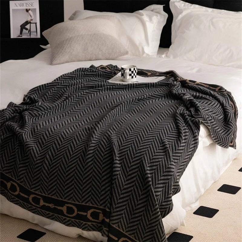 Manta Decorativa Knitting Design - Popbox Home Design