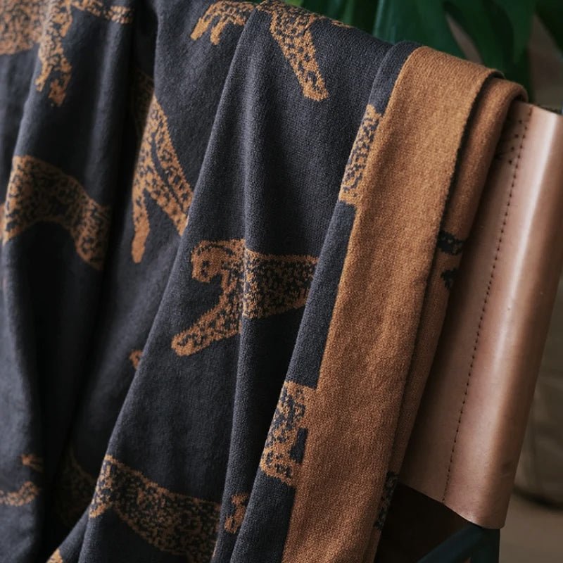 Manta Decorativa Leopardo - Popbox Home Design