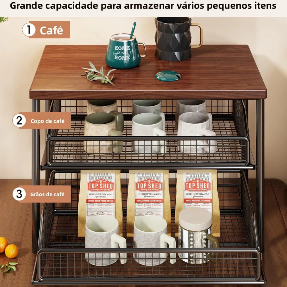 Organizador Tabletop Coffee - Popbox Home Design