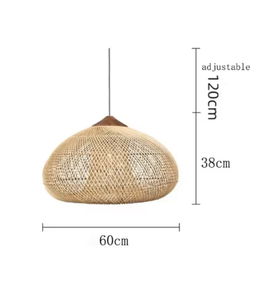 pendente natual rattan