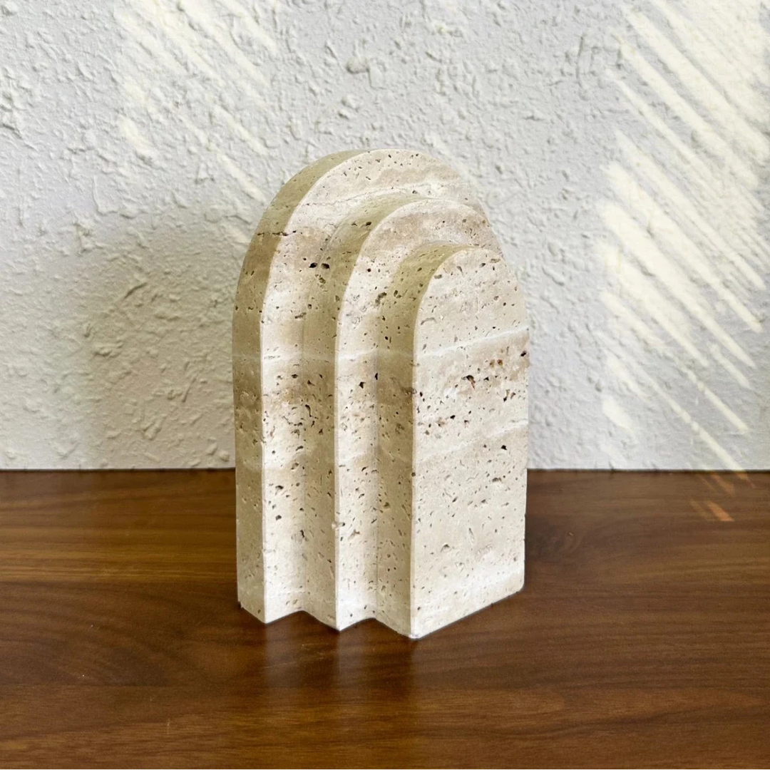 Porta Livros Travertino - Popbox Home Design