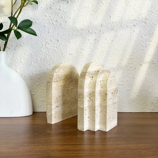 Porta Livros Travertino - Popbox Home Design