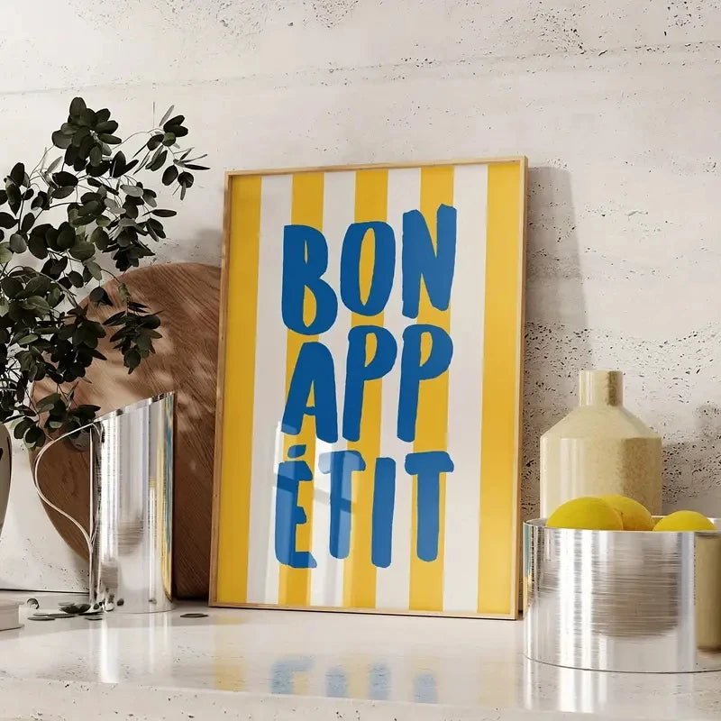 Poster Bon Appétit - Popbox Home Design
