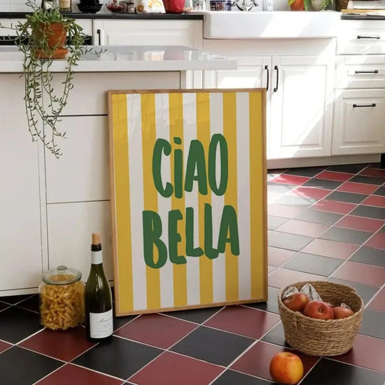 Poster Ciao Bella - Popbox Home Design
