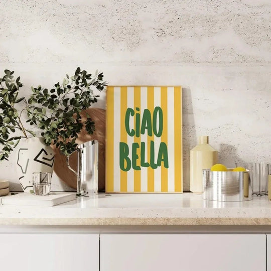 Poster Ciao Bella - Popbox Home Design