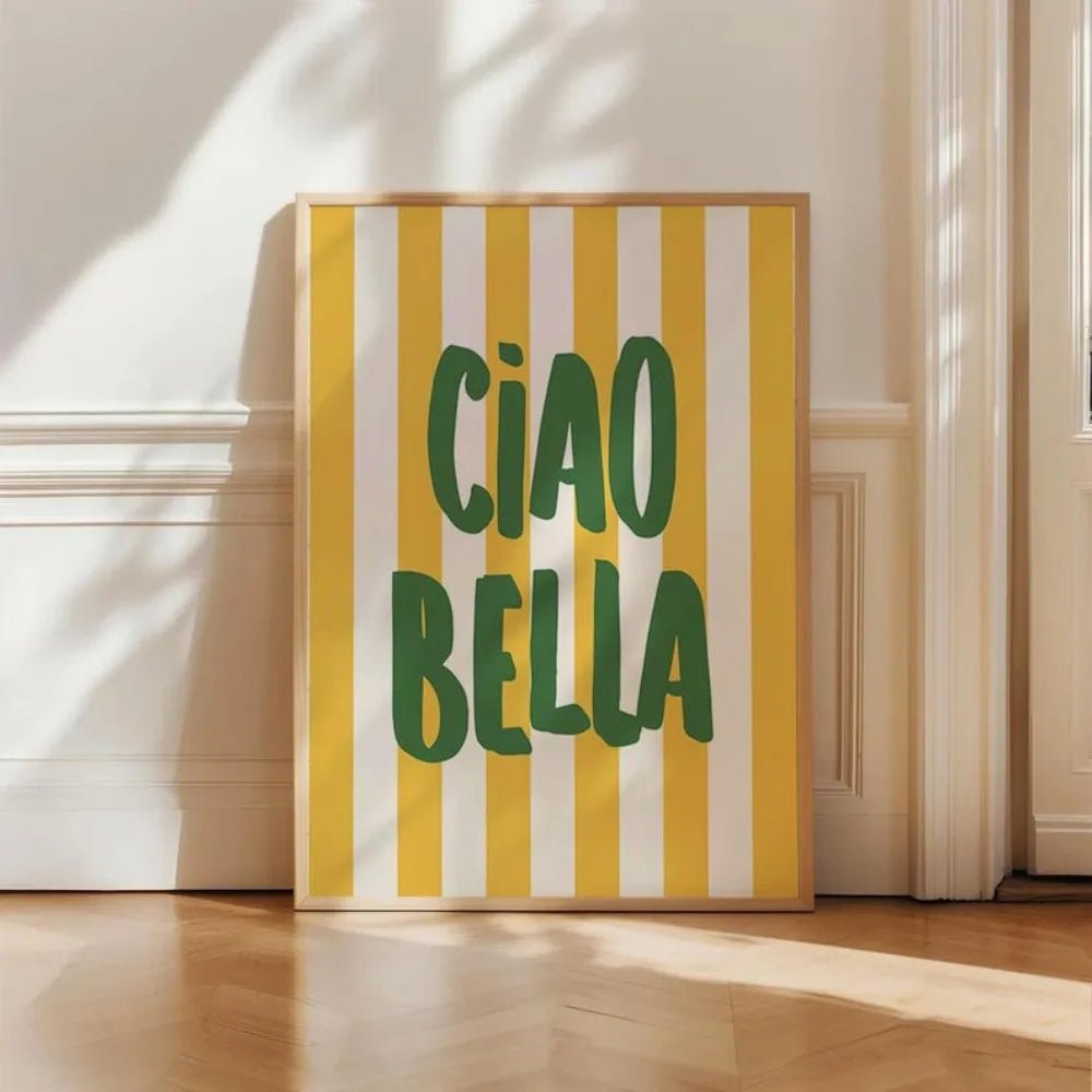 Poster Ciao Bella - Popbox Home Design