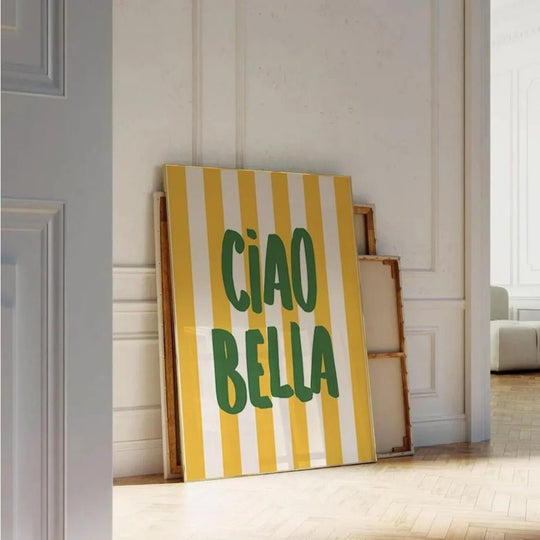 Poster Ciao Bella - Popbox Home Design