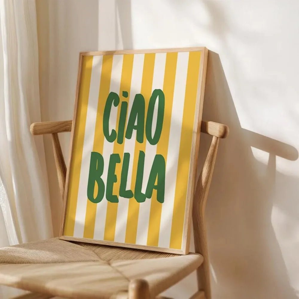 Poster Ciao Bella - Popbox Home Design