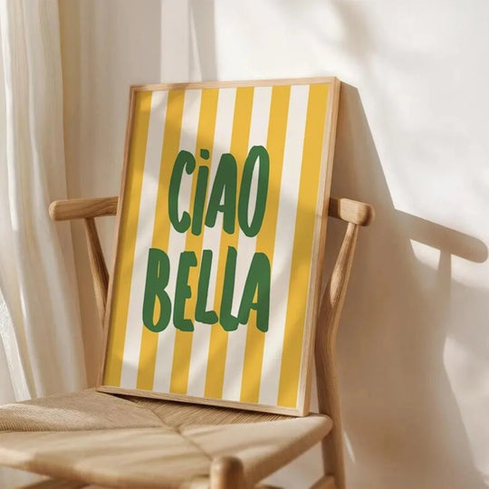 Poster Ciao Bella - Popbox Home Design