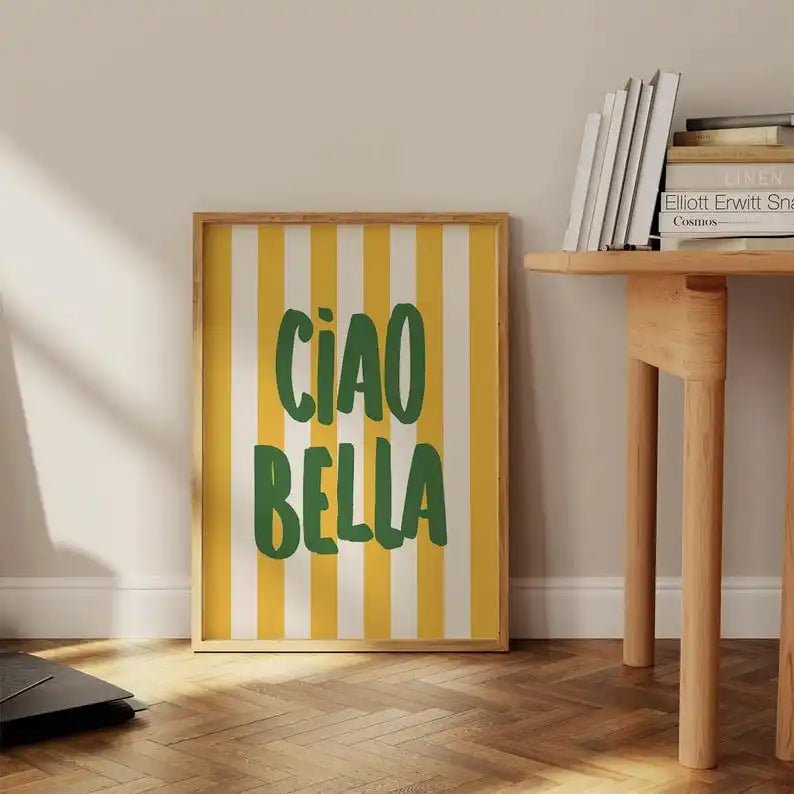 Poster Ciao Bella - Popbox Home Design