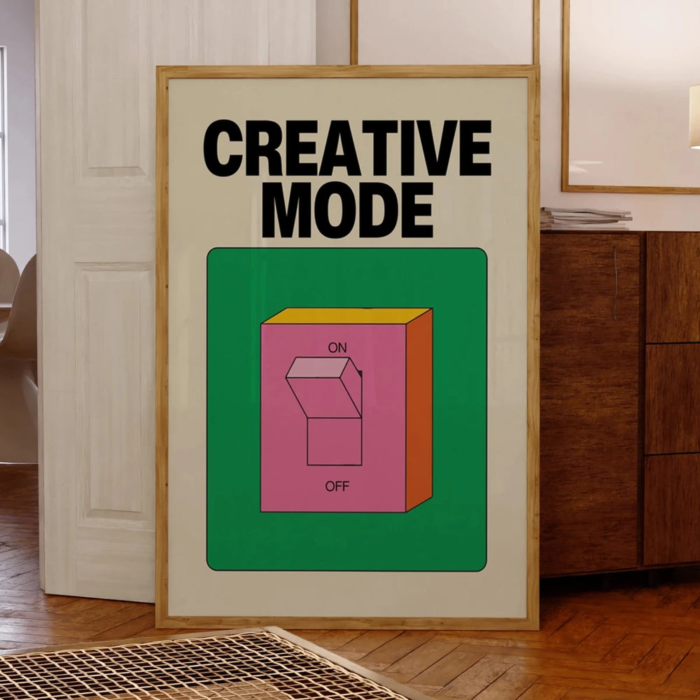 Poster Creative Mode - Popbox Home Design