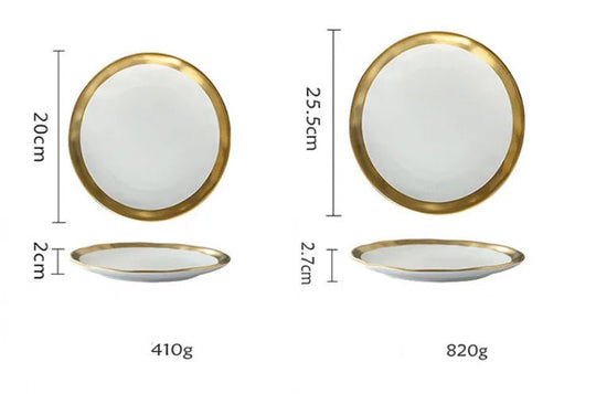 Prato Orgânico Edge Gold - Popbox Home Design