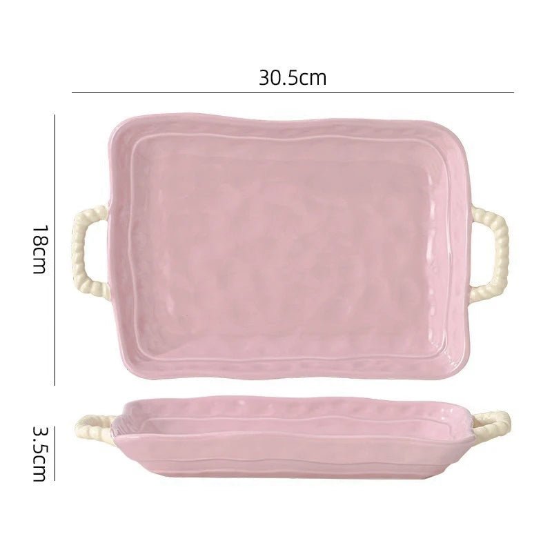 Travessa em Cerâmica Nude - Popbox Home Design