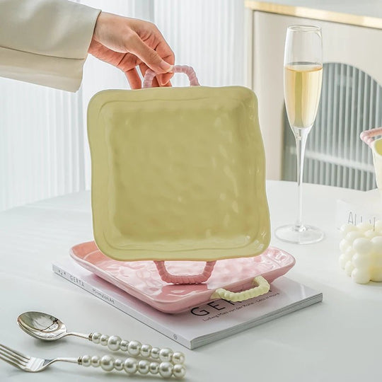 Travessa em Cerâmica Nude - Popbox Home Design