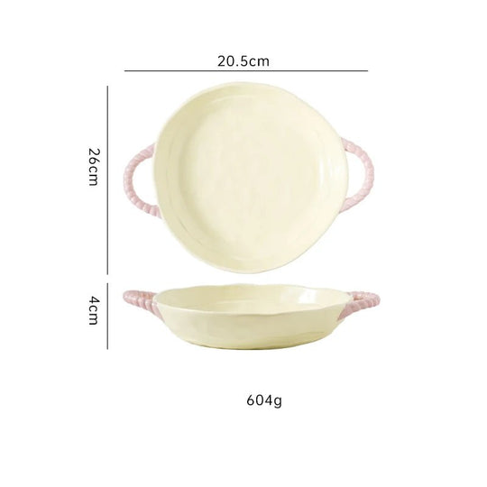Travessa em Cerâmica Nude - Popbox Home Design