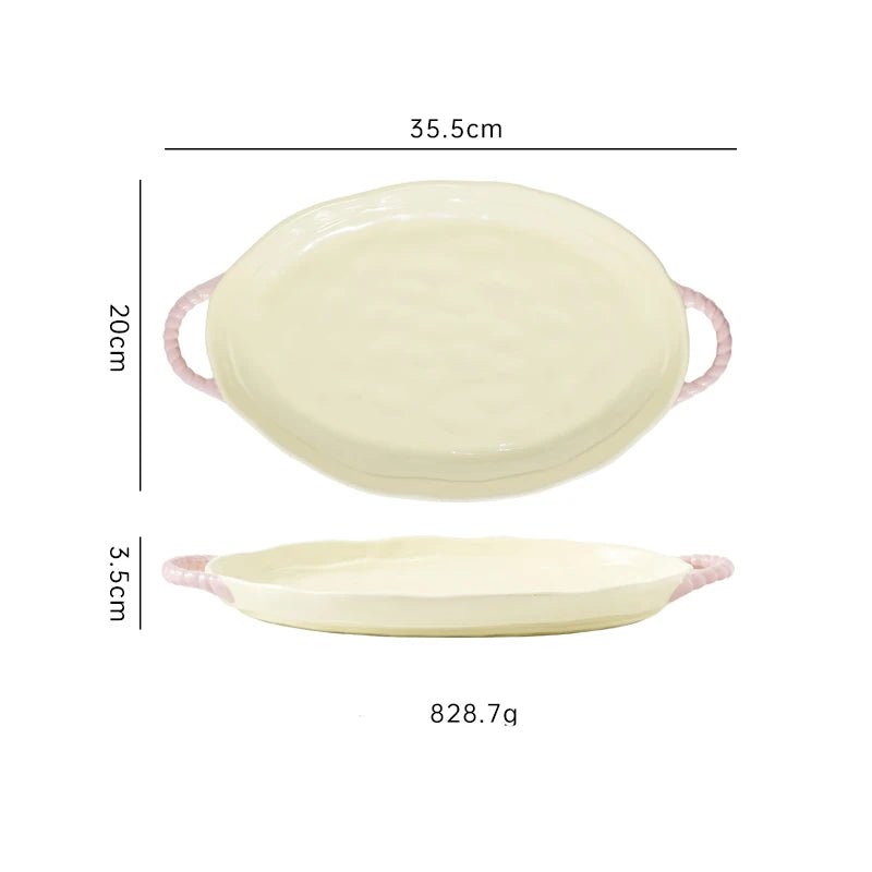 Travessa em Cerâmica Nude - Popbox Home Design