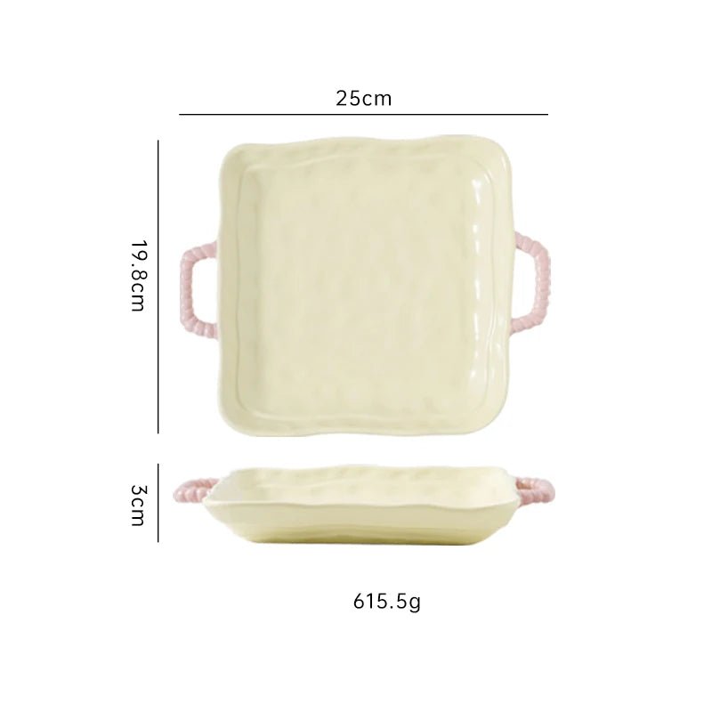 Travessa em Cerâmica Nude - Popbox Home Design