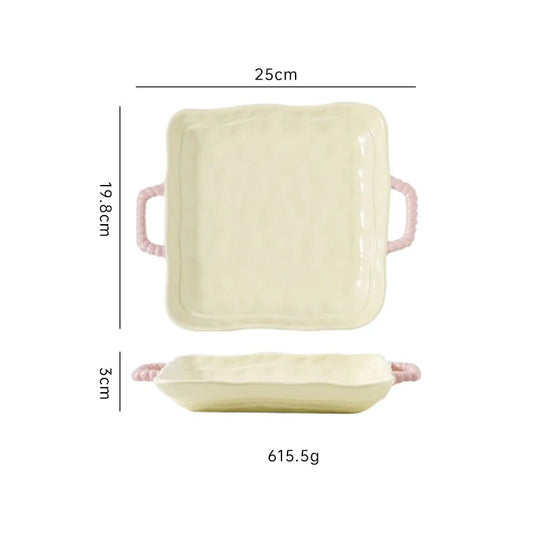 Travessa em Cerâmica Nude - Popbox Home Design