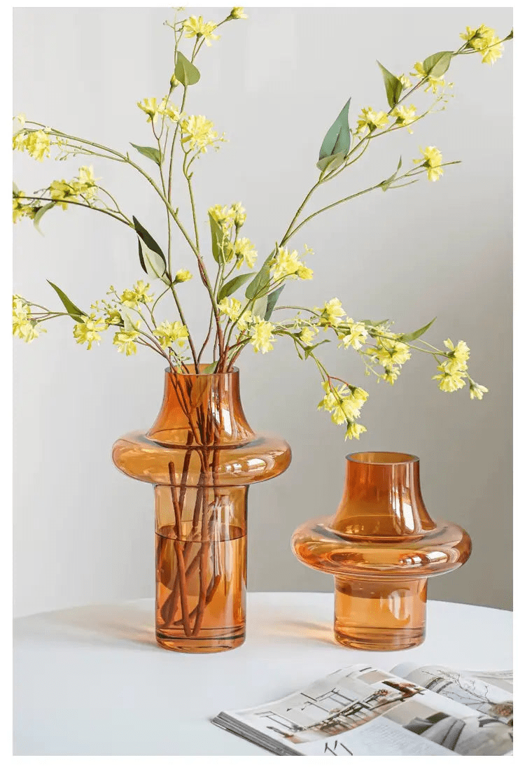 Vaso Bloom Ambar - Popbox Home Design
