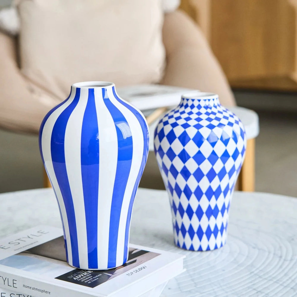 Vaso Ceramic Blue - Popbox Home Design
