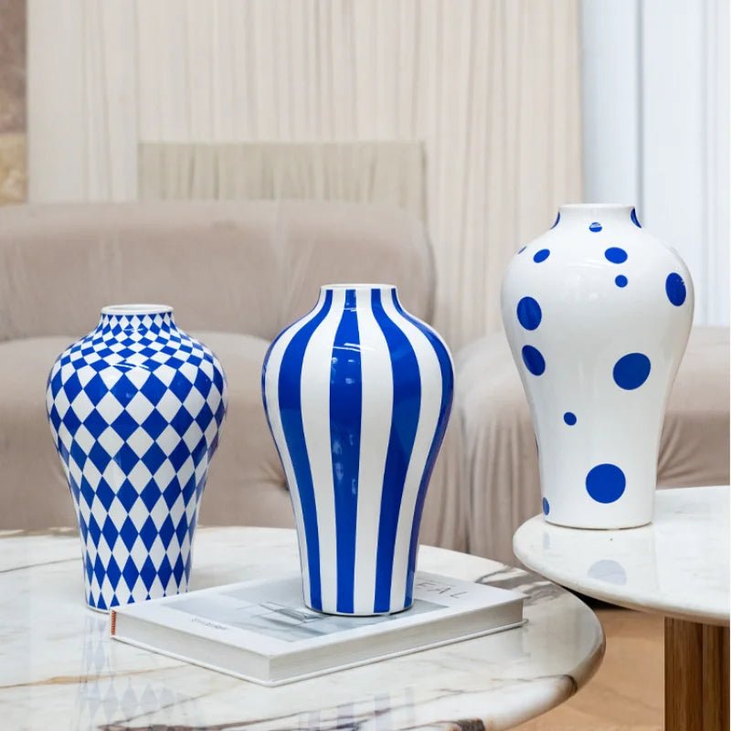 Vaso Ceramic Blue - Popbox Home Design