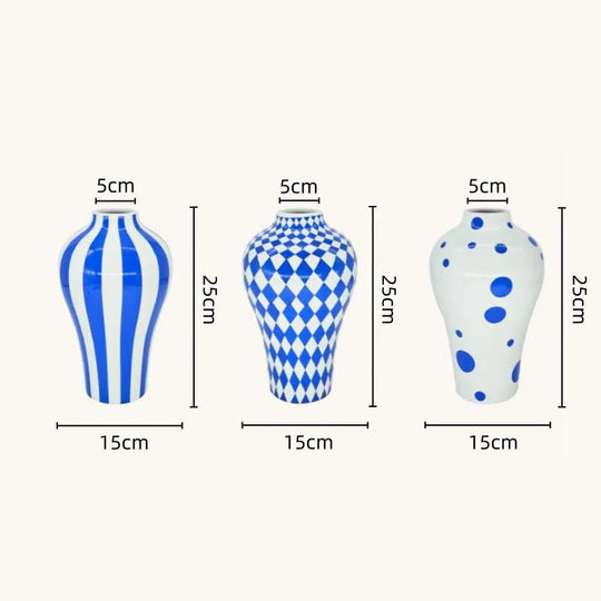 Vaso Ceramic Blue - Popbox Home Design