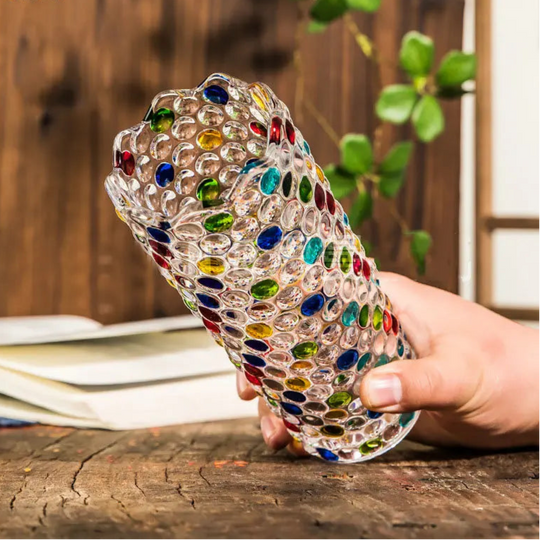 Vaso de Vidro Colordots - Popbox Home Design