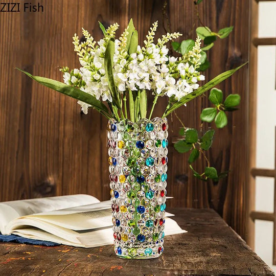 Vaso de Vidro Colordots - Popbox Home Design
