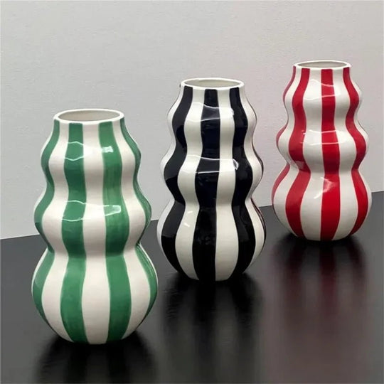Vaso Decorativo Listrado - Popbox Home Design